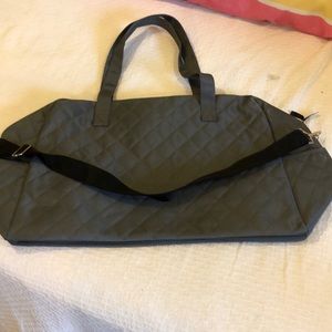 Gray travel bag